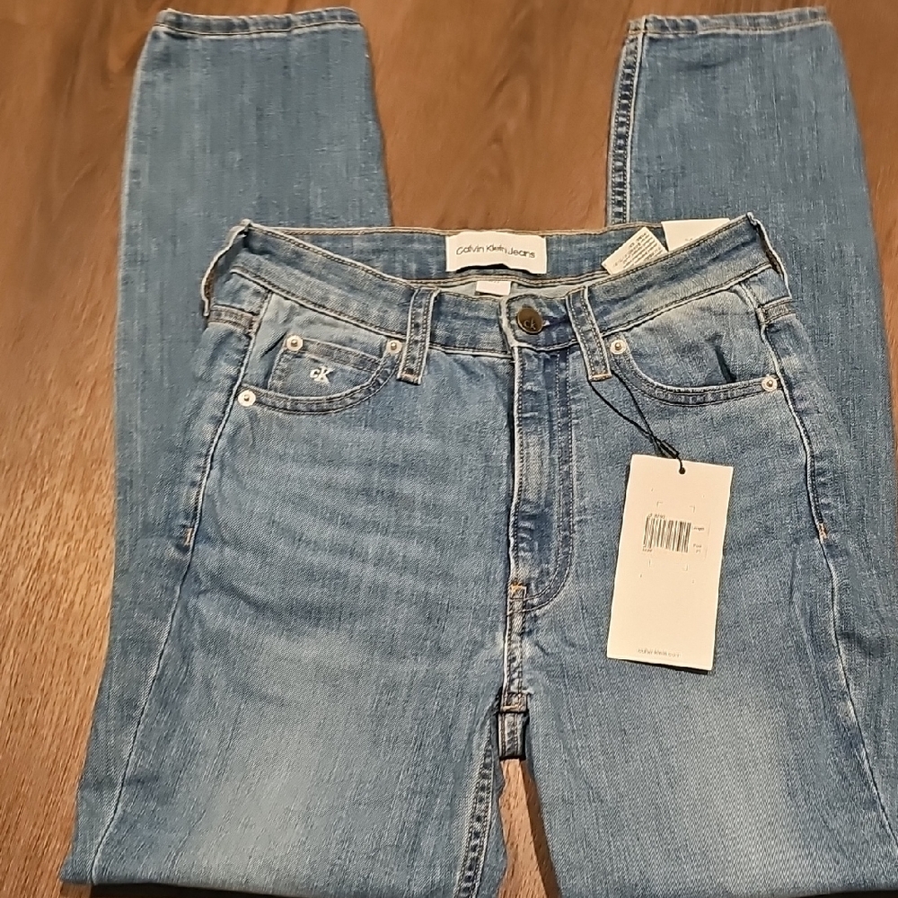 NWT Calvin Klein JEANS Classic Waist 25 Stretch Denim Women